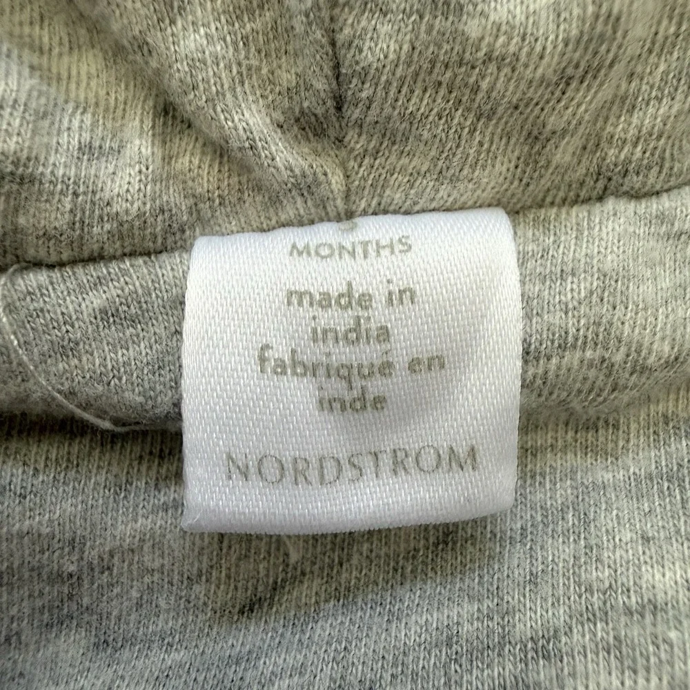 Nordstrom One Piece Fleece Teddy Bear 3 Months Tan Brown